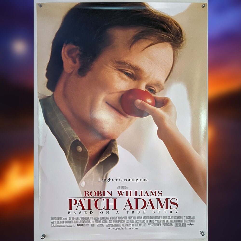 PATCH ADAMS (2000) - ORIGINAL DOUBLE SIDED MOVIE POSTER